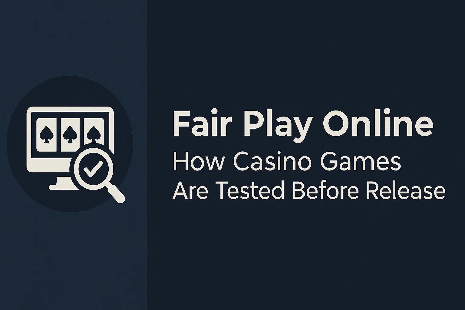 Fair Play Online: How Casino Games Are Tested Before Release